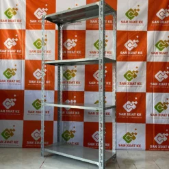 Sản xuất kệ V lỗ 4 tầng