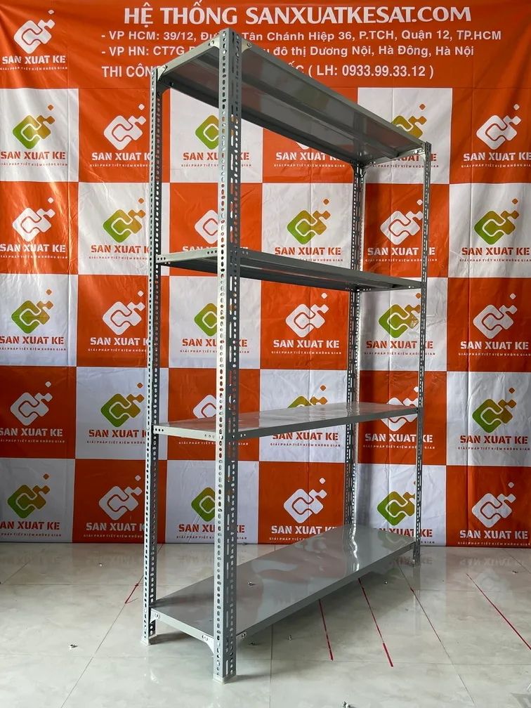Kệ Sắt V Lỗ 2m x 0.4m x 1.5m chắc chắn