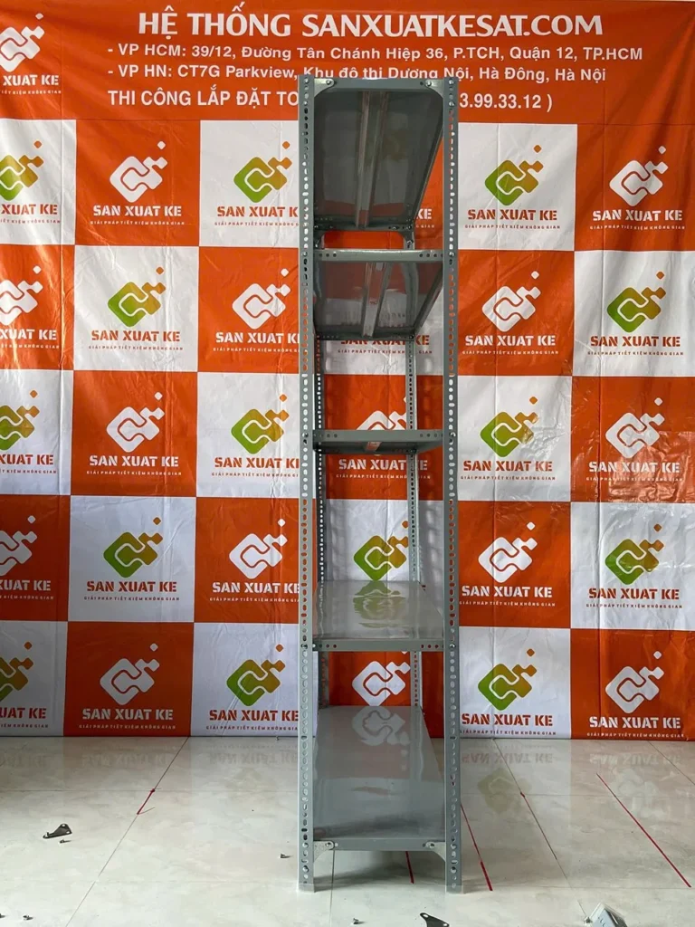 Kệ sắt V lỗ 5 tầng 2m