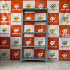 Kệ sắt V lỗ 2m x 1m x 0.3m loại 5 tầng