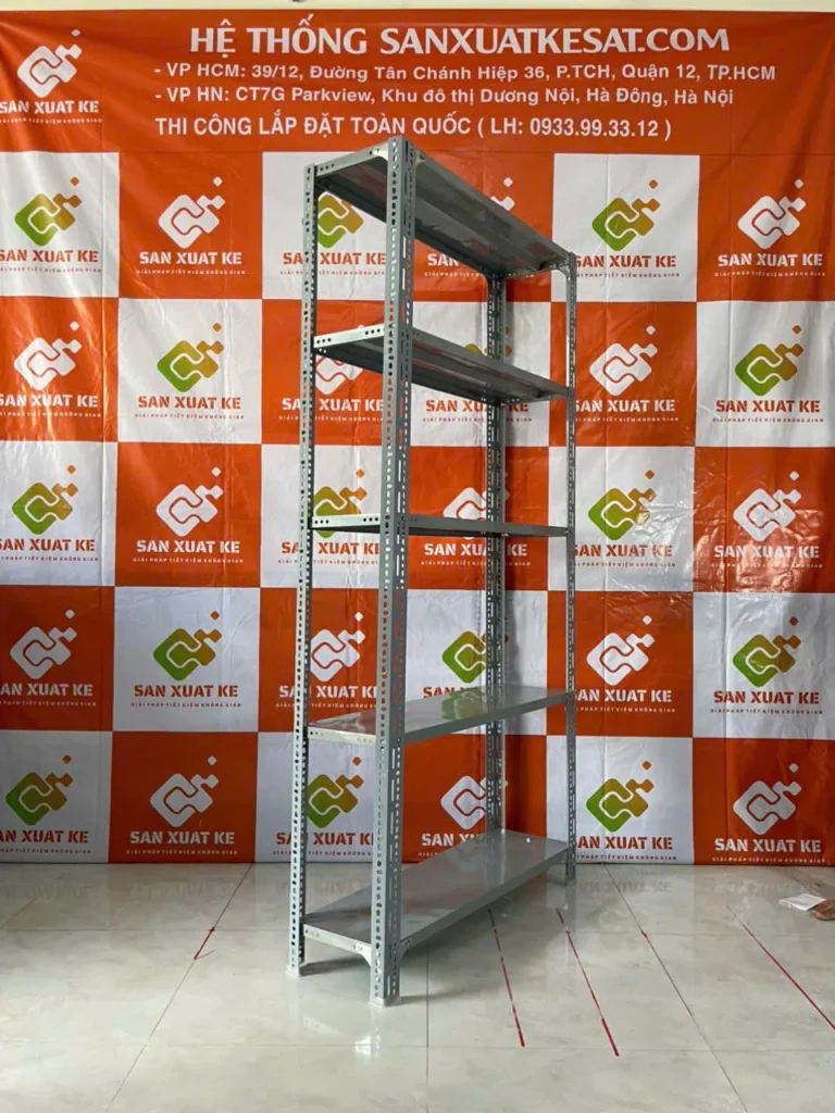 Kệ sắt V lỗ đa năng 2m x 1m x 0.3m