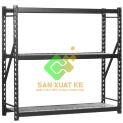 Kệ trung tải cao 3m * rộng 0,6m * dài 2m * 3 tầng