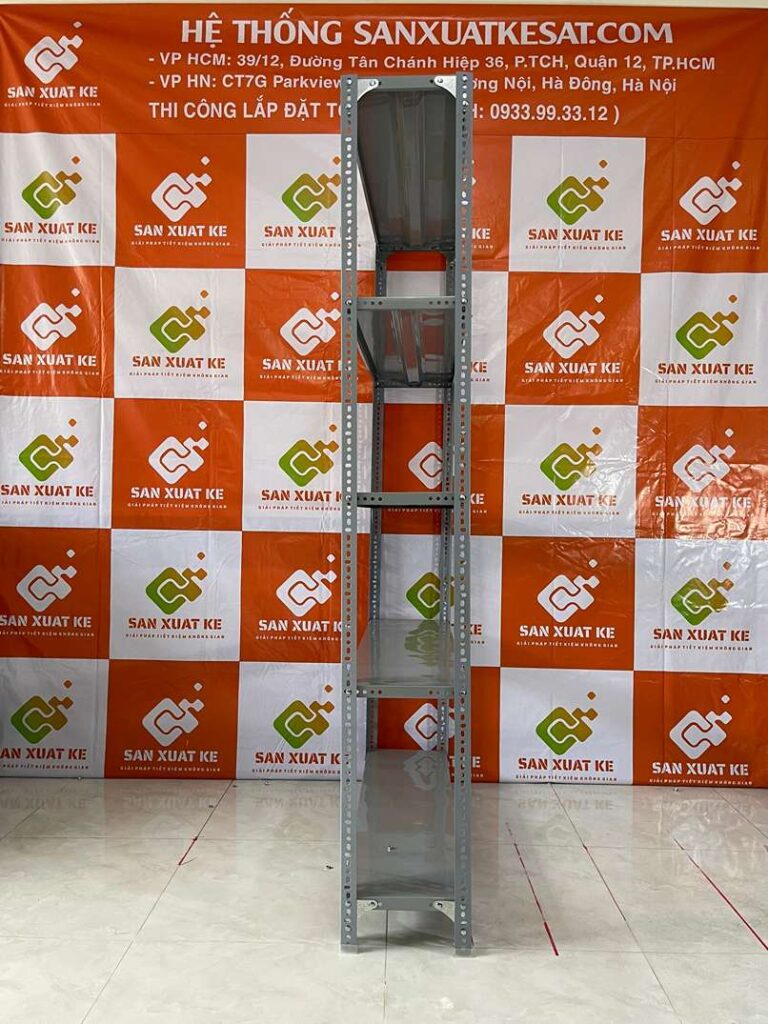 Mua Kệ Sắt V Lỗ 2m x 0.3m x 1.2m 5 Tầng