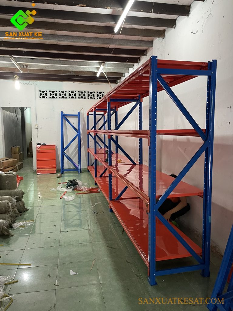 thi công Kệ trung tải tại Quận Bình Thạnh