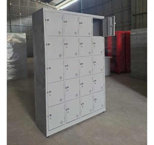 Tủ locker 20 ngăn 20C4K (20 ngăn 4 khoang) 1200x450x1830