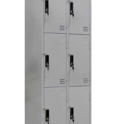 Tủ Locker 6 Ngăn 6C2K (6 Ngăn 2 Khoang) 619x450x1830