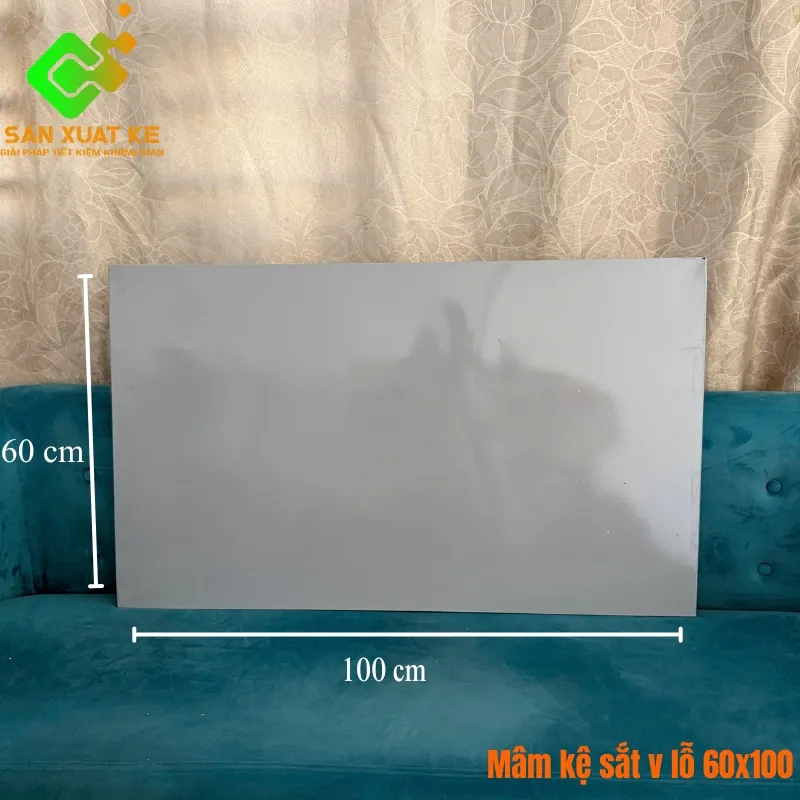 Mâm kệ sắt v lỗ 60x100 giá rẻ được sản xuất hàng loạt tại nhà máy NCT Việt Nhật