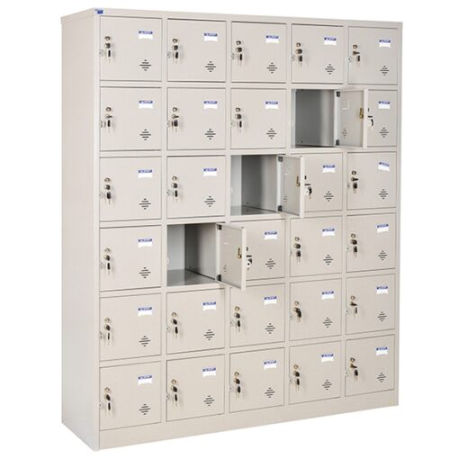 Tủ Locker 30 Ngăn 30C6K Ngăn (30 Ngăn 6 Khoang) 1790x450x1830