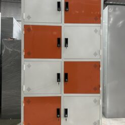 Tủ locker 8 ngăn 8C2K (8 ngăn 2 khoang) 619x450x1830 - Ảnh 2