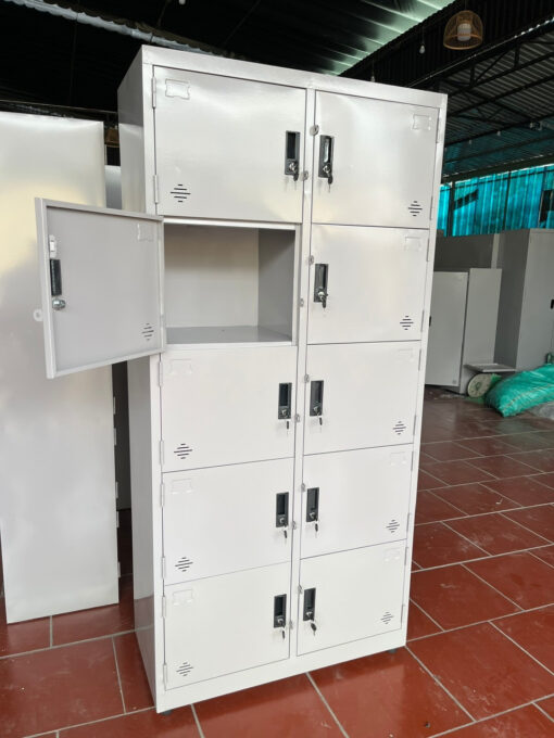 Tủ tài liệu 10 cánh 2 khoang rộng rãi