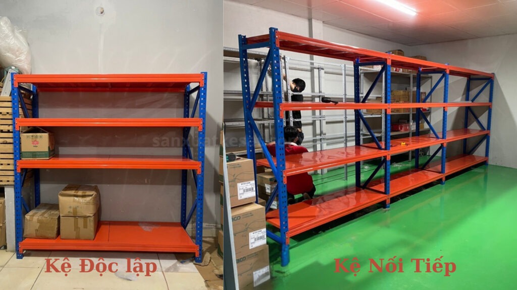Kệ trung tải độc lập, nối tiếp chất lượng
