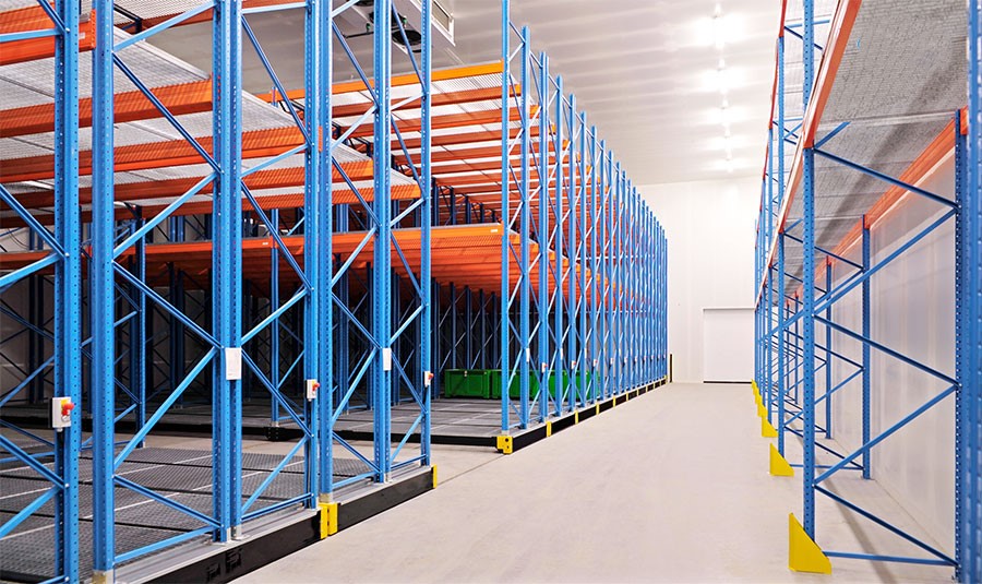 Kệ kho di động giá rẻ cho kho hàng công nghiệp