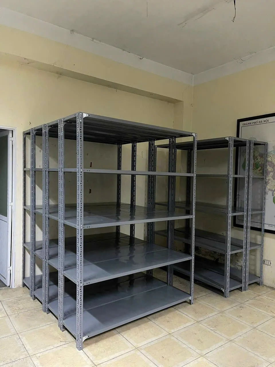 Xưởng sản xuất kệ sắt 5 tầng chất lượng