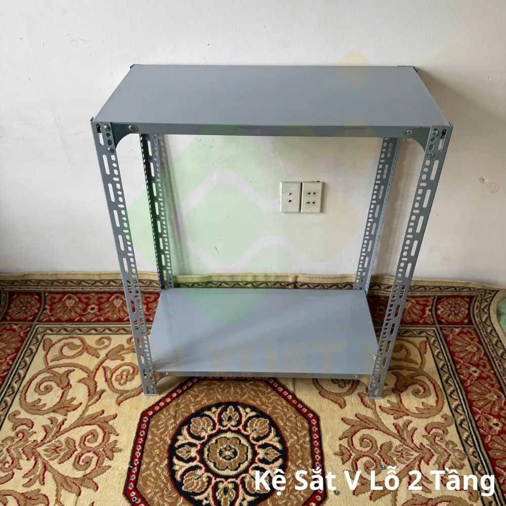 Kệ V lỗ 2 tầng giá rẻ
