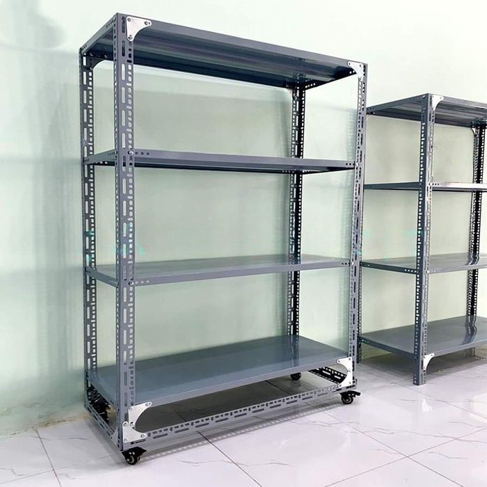 Kệ V Lỗ Có Bánh Xe Tiện Dụng