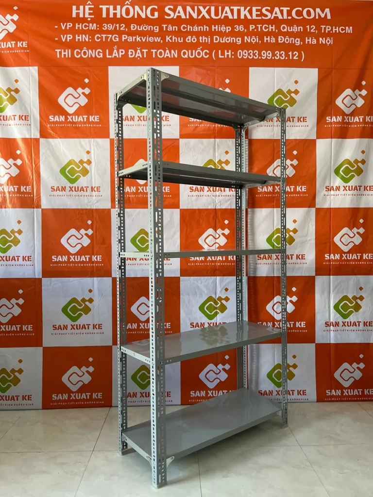 Kệ Sắt V Lỗ Phú Thọ – Giải pháp lưu trữ bền chắc