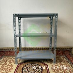 Kệ sắt v lỗ 3 tầng