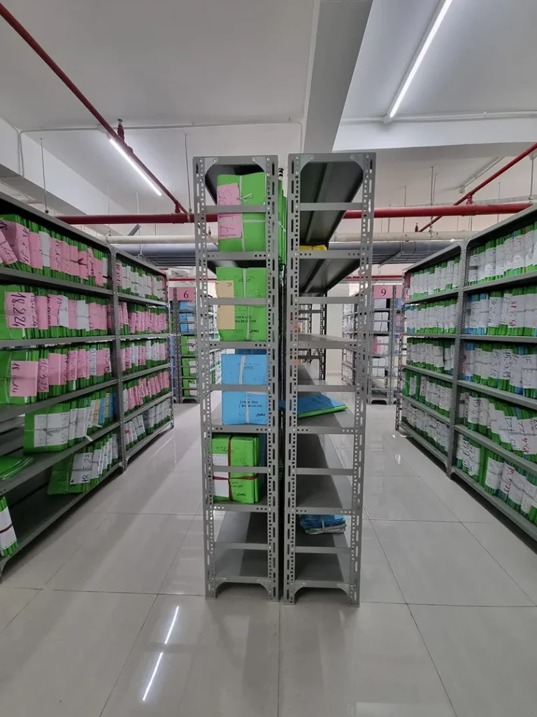 Kệ sắt hồ sơ tối ưu diện tích lưu trữ